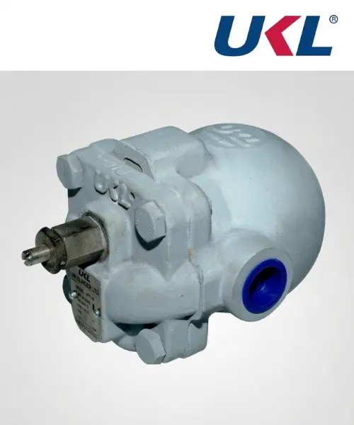 UKL Ball Float Type Steam Trap UFT-14 / UFT-20 (Compact threaded body unit with manual Steam Lock Release stem and side inline connections)