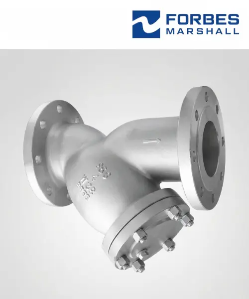 Forbes Marshall Cast Steel Flanged Y-Strainer Supplier Gujarat | Awal Valve 