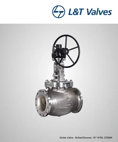 10" Class 150 Globe Valve