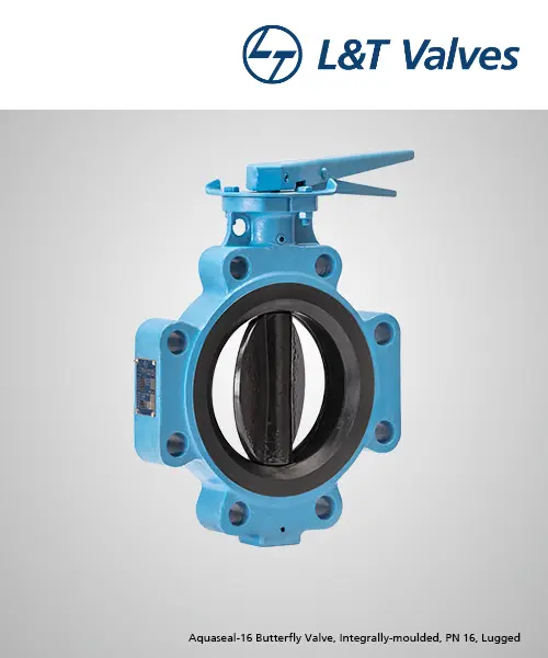 L&T Aquaseal-16 Lugged Butterfly Valve Supplier Gujarat | Awal Valve
