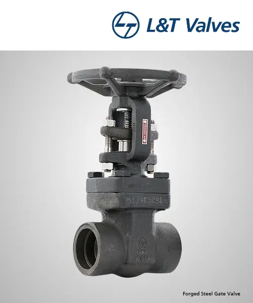 L&T Forged Steel Gate Valve Class 800 A105 Supplier Gujarat | Awal Valve