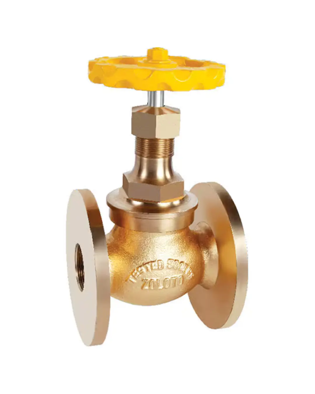 ZOLOTO Bronze Union Bonnet Globe Valve (flanged)