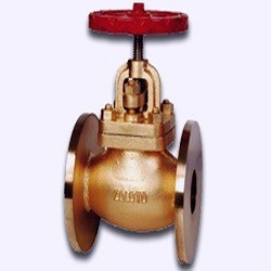  Bronze Auxiliary Steam Stop Valve Straight Pattern (Flanged)