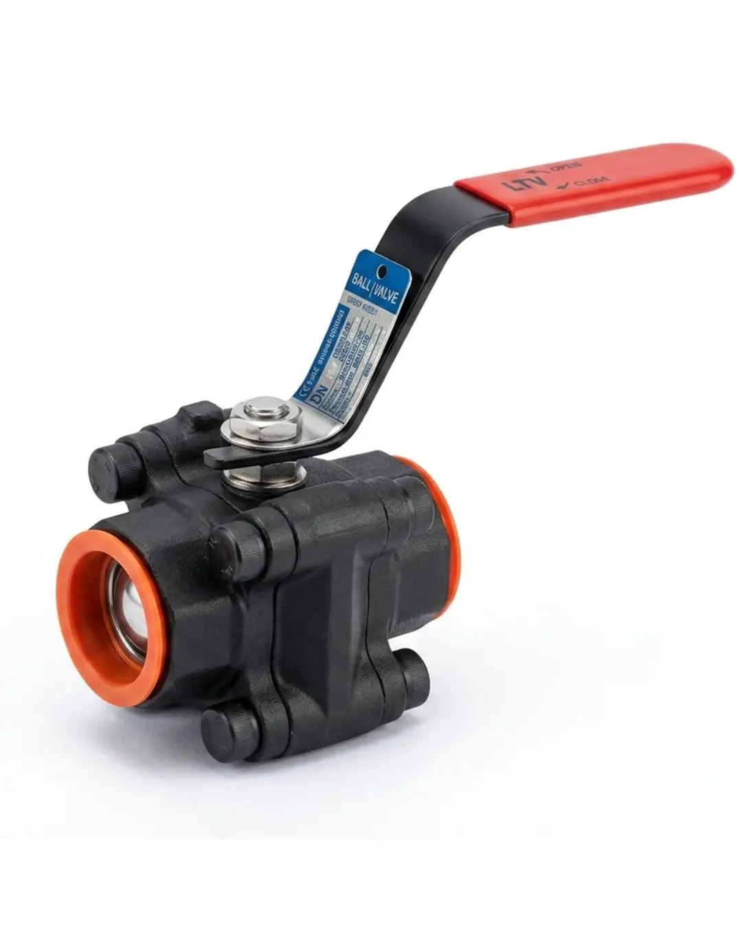 L&T Energy Miser Three-Piece Forged Carbon Steel Ball Valve (IBR Certified)